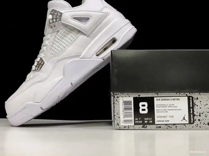 One Kick Money Retro Jordan Pure 308497-100 4 Air 0610